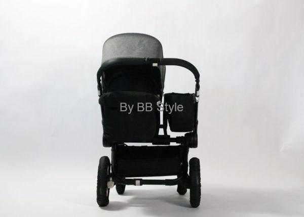 Bugaboo Donkey nomo - Grey Melange / ligg och sitt barnvagn.